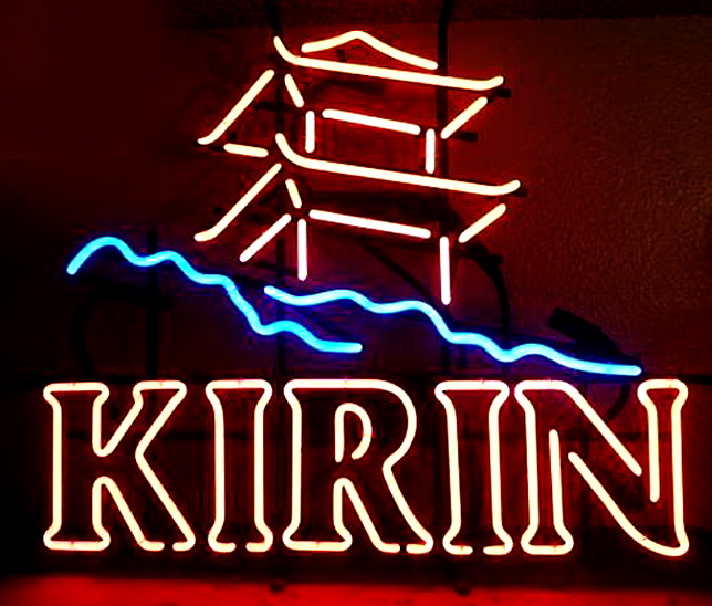 Kirin Beer Temple Neon Sign